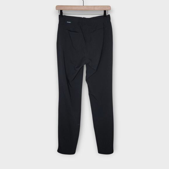 Oiselle Black Diamond Texture Stretch Pants Athleisure Women's Extra Small - Picture 7 of 7